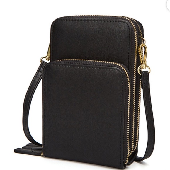 Handbags - Women’s Multi Pockets Zippers Mini Crossbody Bag